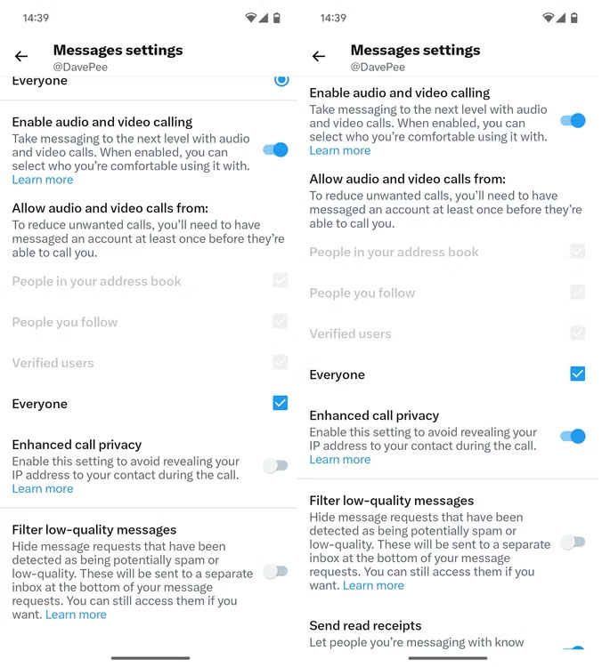 Giới hạn người có thể gọi cho bạn