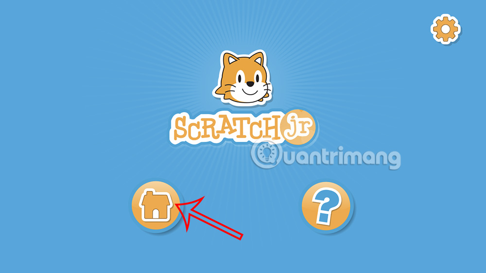 Truy cập Home ScratchJR