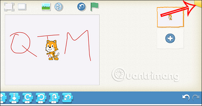 Tùy chỉnh đặt tên ScratchJR