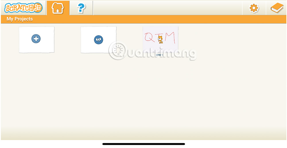 Chương trình tạo trên ScratchJR