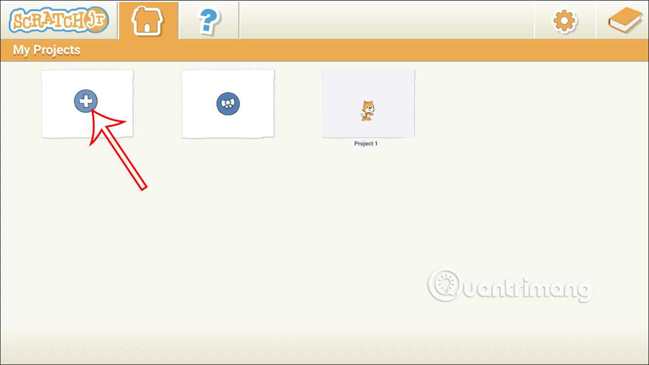 Tạo chương trình mới ScratchJR