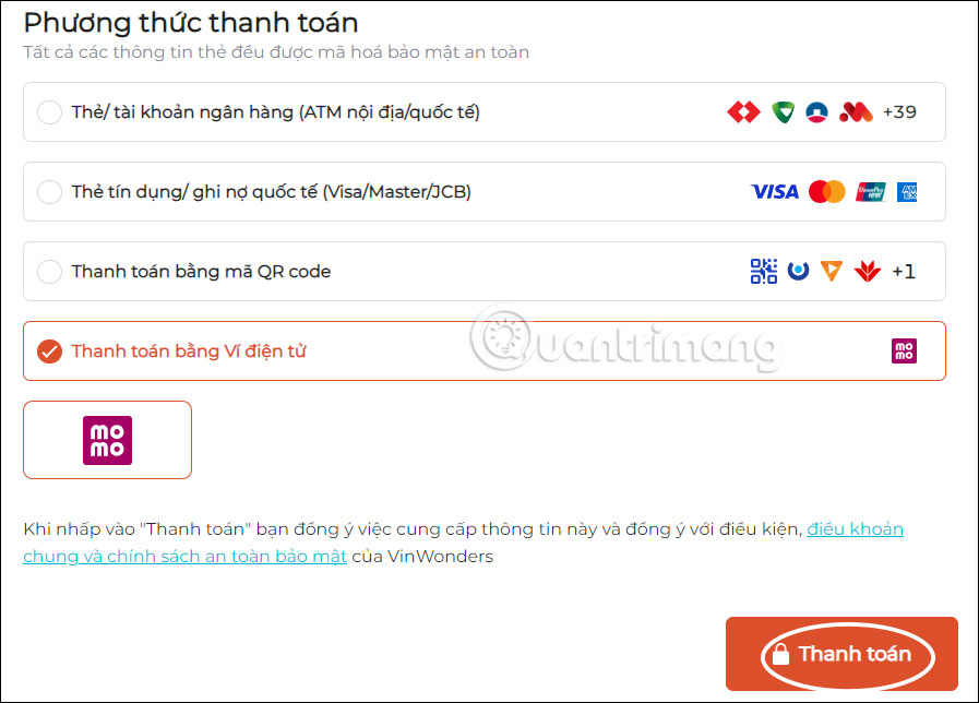 Chi phí giá vé Grand World Hà Nội
