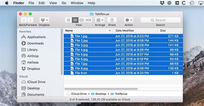 4 cách chọn nhiều file trên máy Mac