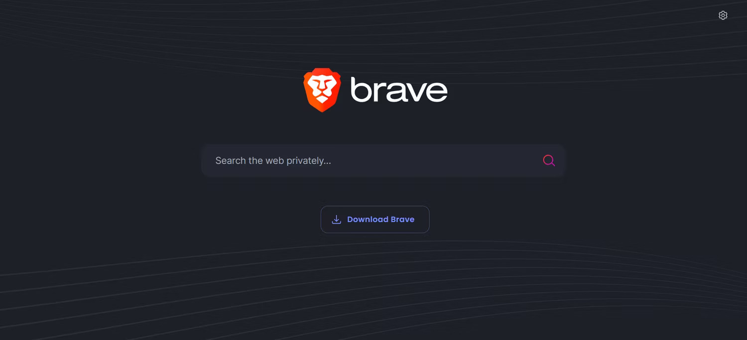 Trang chủ công cụ tìm kiếm Brave Search