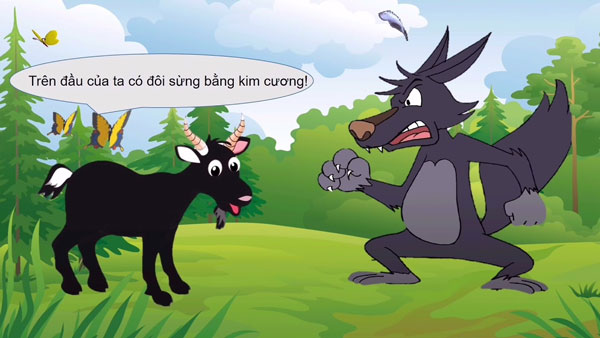 Dê đen và dê trắng