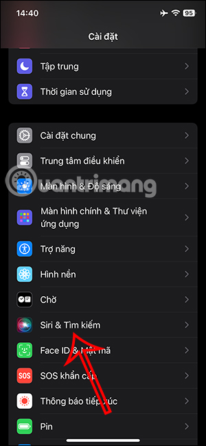 Cài đặt Siri