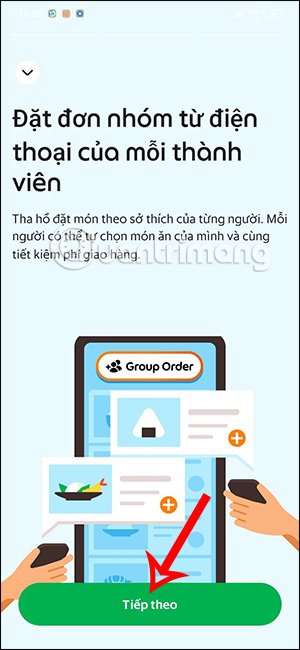 Tính năng đặt đơn nhóm GrabFood