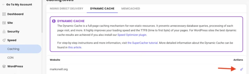 Xóa cache