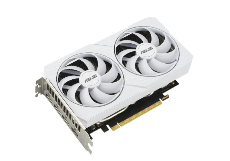 Asus Dual GeForce RTX 3060 12GB Phiên bản OC màu trắng