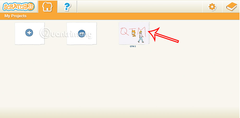 Chương trình mới trên ScratchJR
