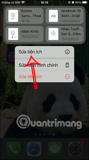 Sửa tiện ích Files của iPhone