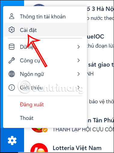 Cài đặt Zalo máy tính 