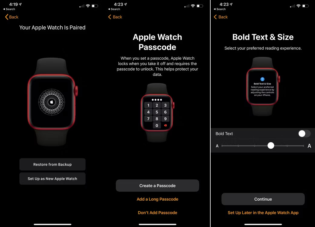 Tạo mật mã cho Apple Watch