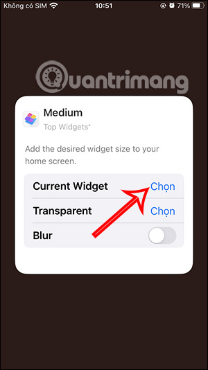 Thay đổi nội dung hiển thị