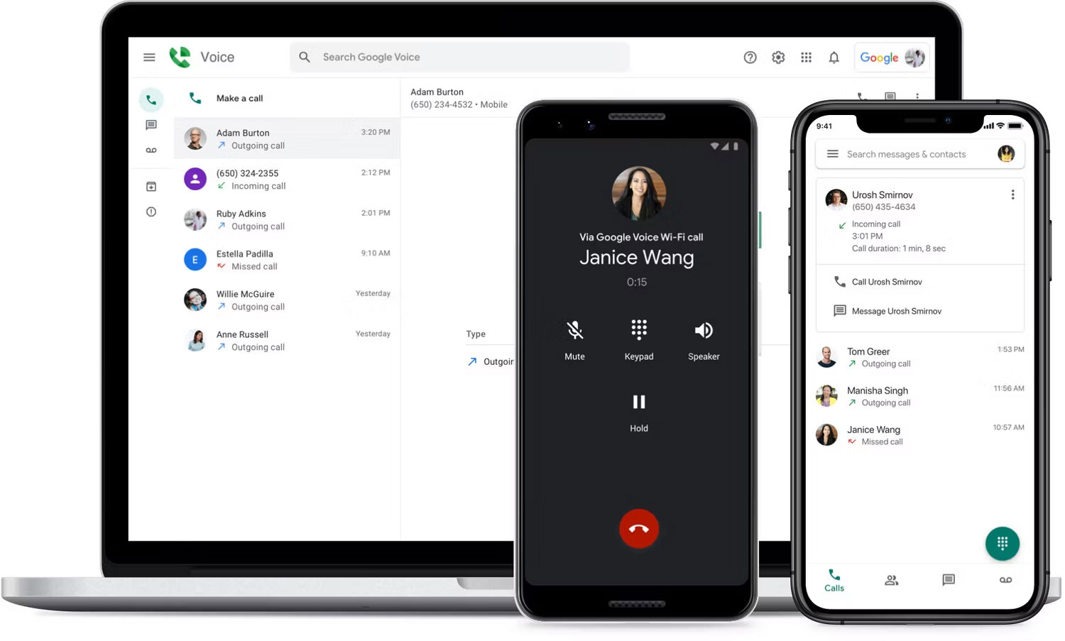 Ghi âm cuộc gọi iPhone bằng Google Voice