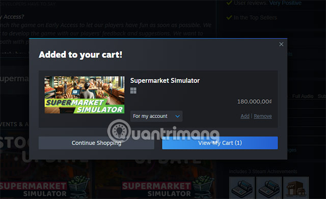 Cách tải Supermarket Simulator PC