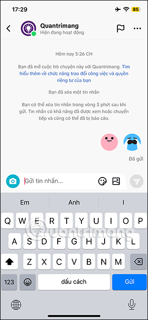 Hiện emoji TikTok