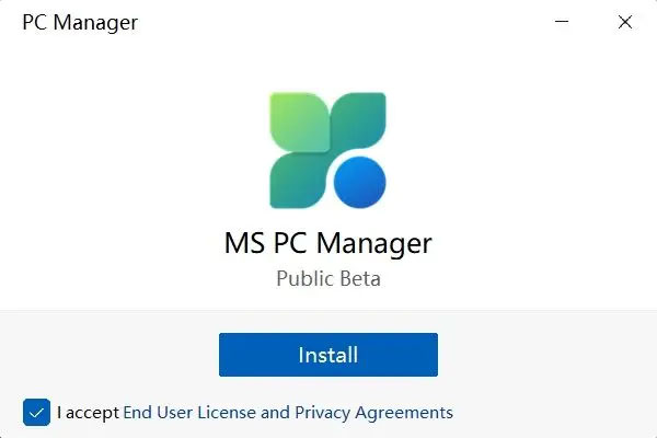 Cài đặt Microsoft PC Manager trên Windows 11 và 10
