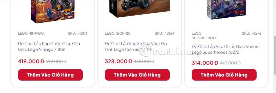 Các sản phẩm khác Trang web Mykingdom
