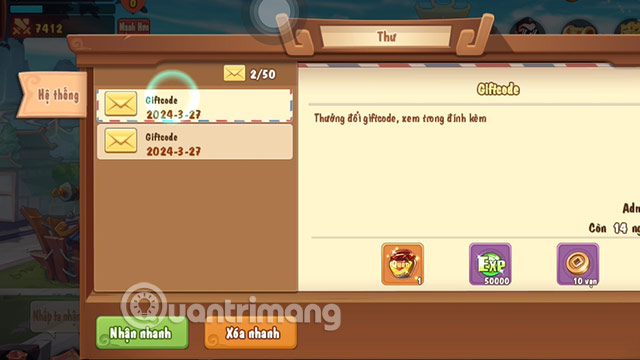 giftcode 3q ti ni