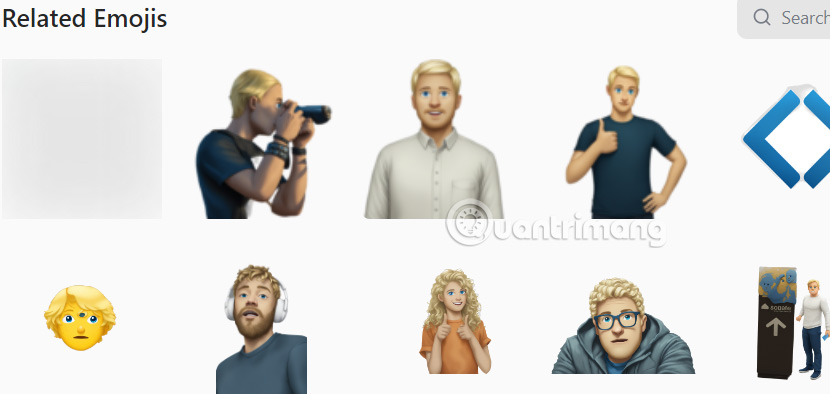Biểu tượng cảm xúc liên quan trên Emojify