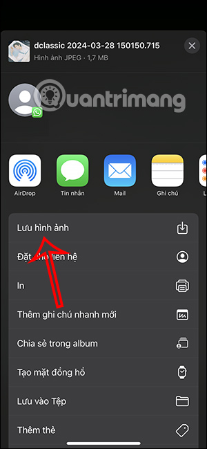 Lưu ảnh trên Dazz Cam