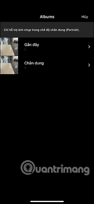 Chọn ảnh cần chỉnh sửa trên Dazz Cam