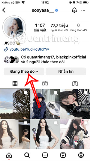 Tài khoản Instagram 