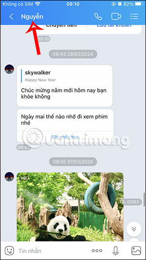 tài khoản zalo