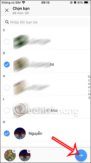 Thêm những người muốn ẩn nhật ký của họ