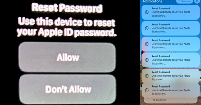 Cảnh báo: Chiêu lừa thông báo yêu cầu đặt lại mật khẩu Apple ID
