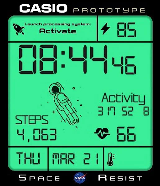 Đồng hồ Casio Space Resistance