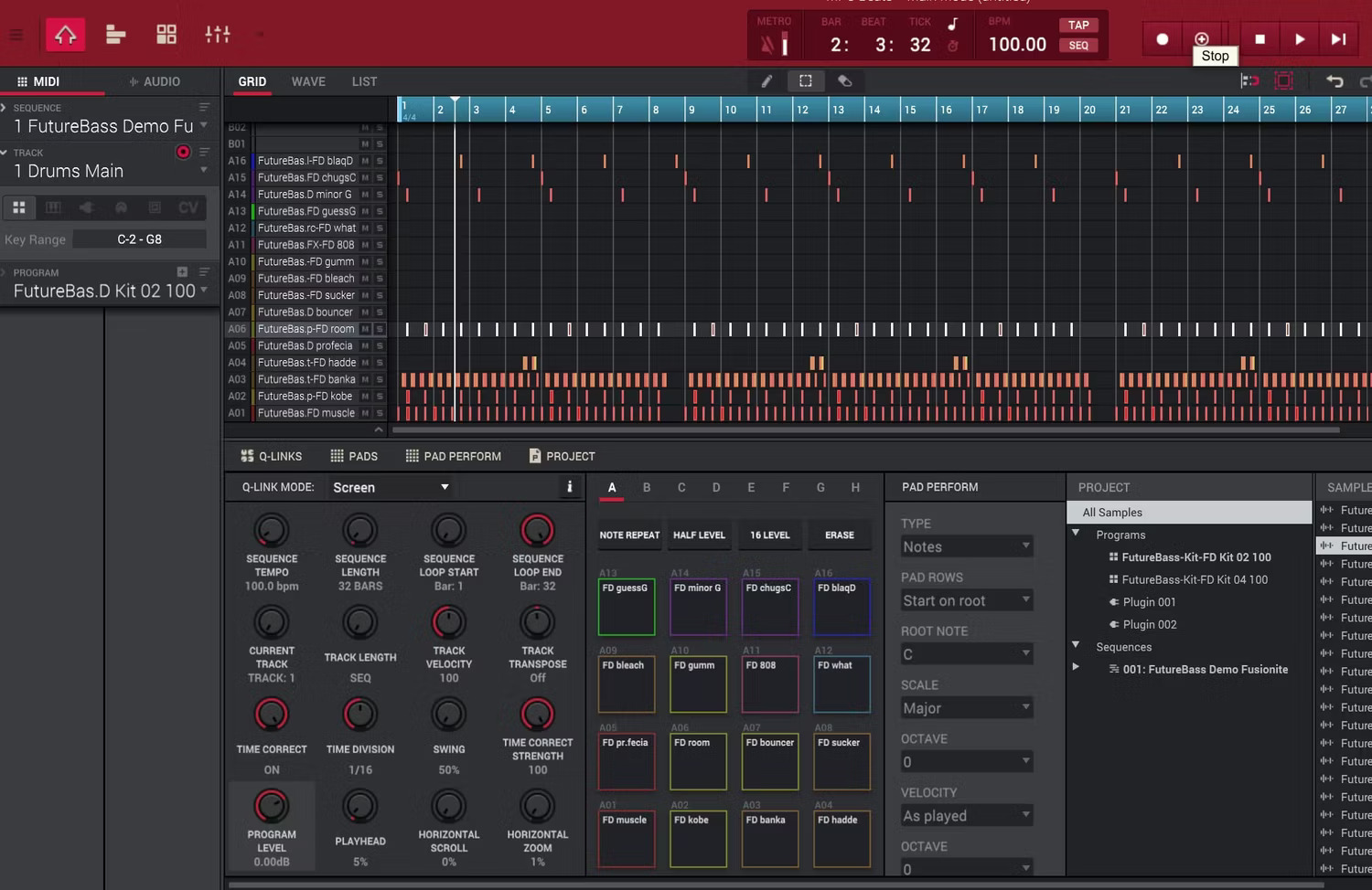 Dự án demo MPC Beats Future Bass