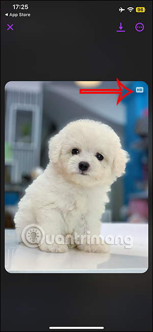 Biểu tượng hình ảnh HD trên Messenger