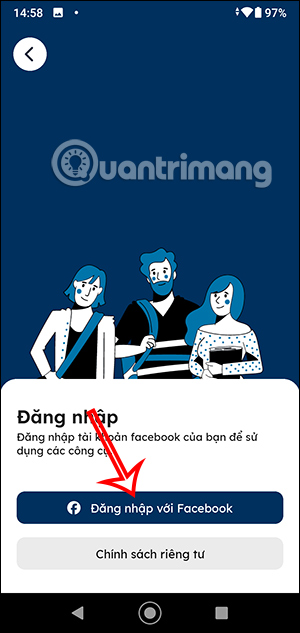 Đăng nhập Facebook trên MonokaiToolkit