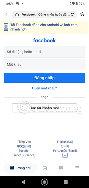 Tài khoản Facebook