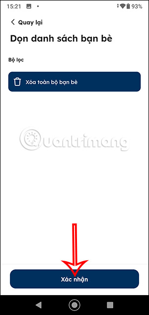 Xóa bạn bè Facebook toàn bộ