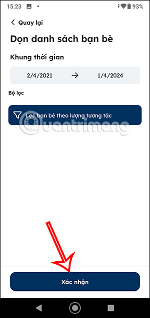 Lọc bạn bè trên MonokaiToolkit