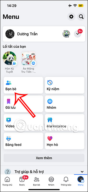 Bạn bè Facebook