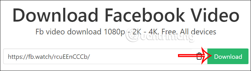 Paste URL video lên Facebook 
