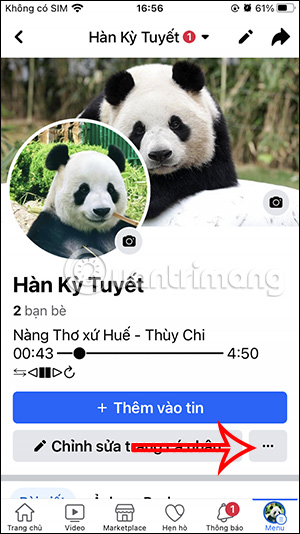 Tùy chỉnh Facebook