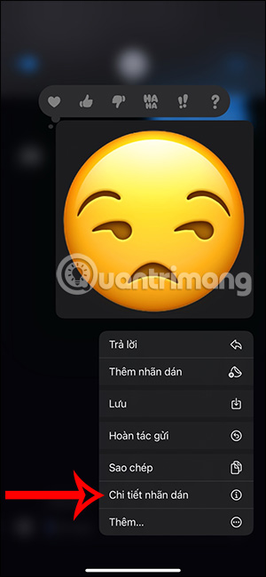 Chi tiết biểu tượng cảm xúc