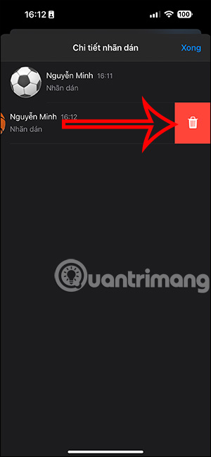 Xóa biểu tượng cảm xúc được ghép nối trên iPhone