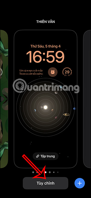 Tùy chỉnh màn hình khóa iPhone