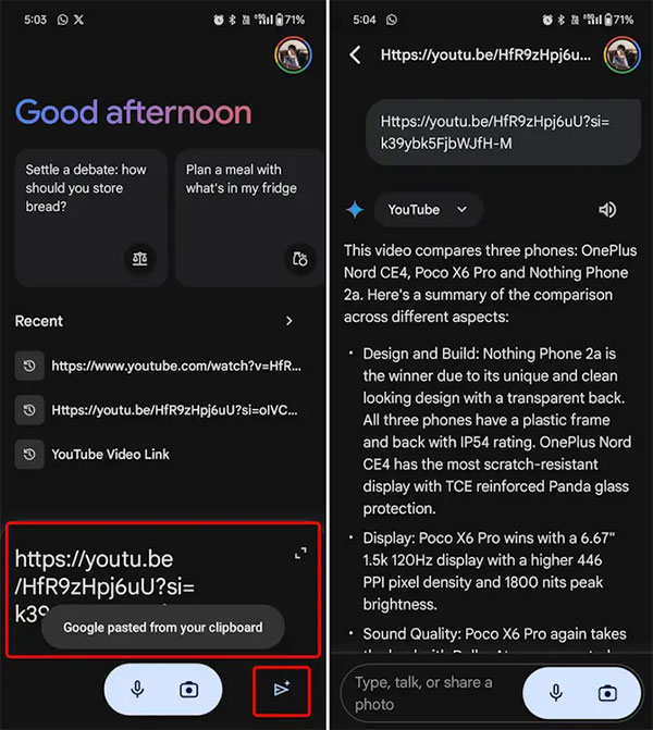 Tổng hợp video YouTube trên điện thoại Song Tử