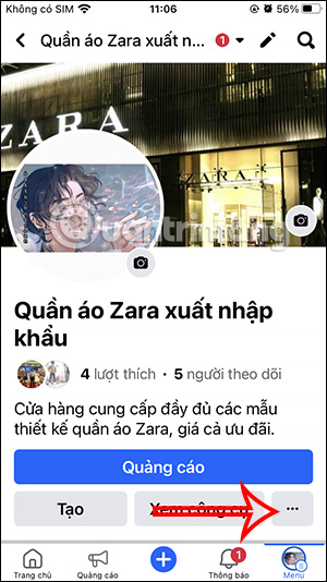 Tùy chỉnh trang Facebook Facebook