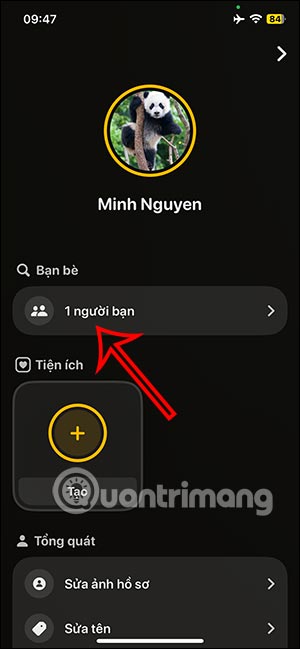 Bạn bè trên Locket
