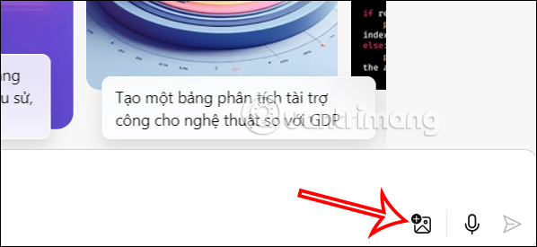Tải ảnh lên Copilot 