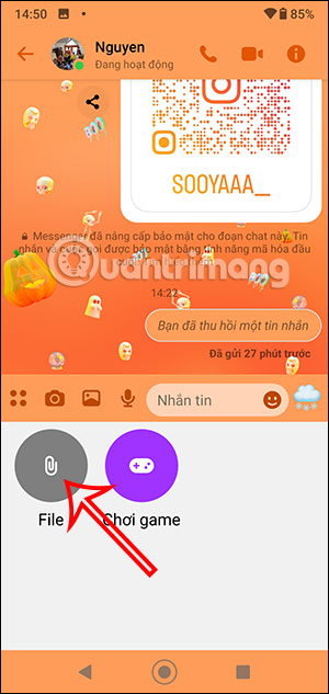 Gửi file Messenger