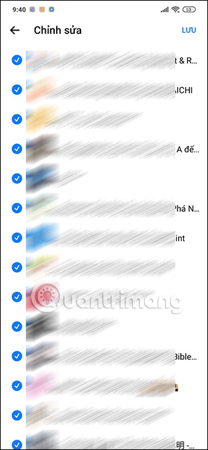 Danh sách đoạn chat cộng đồng Messenger